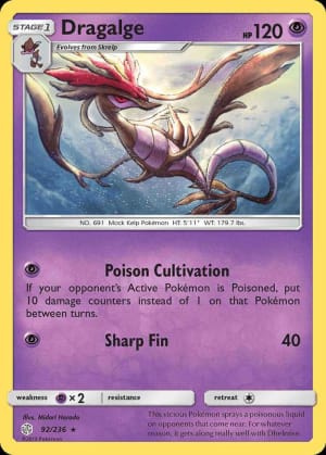 Dragalge card in pokemon tcg